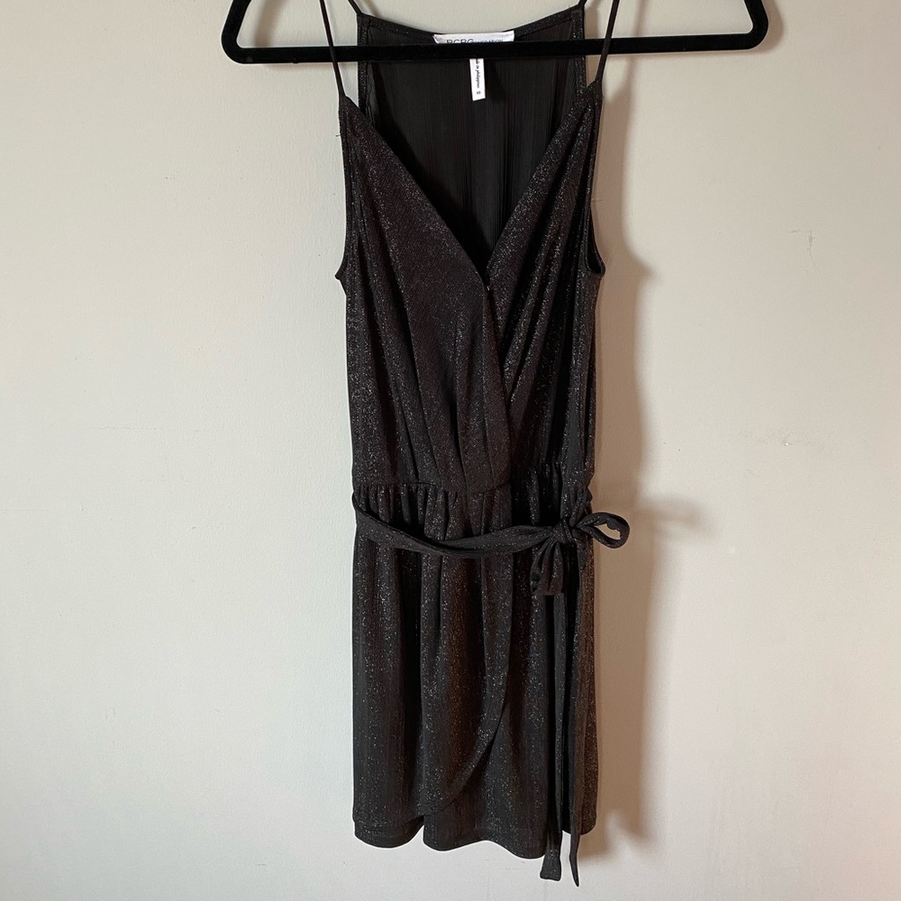 BCBGeneration | Sparkly Black Mini Dress